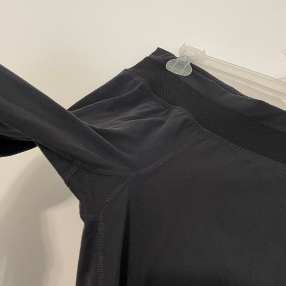 PATAGONIA Pliant Pants Solid Black Geometric Waistband Pull On Active Yoga Pants - Picture 8 of 16